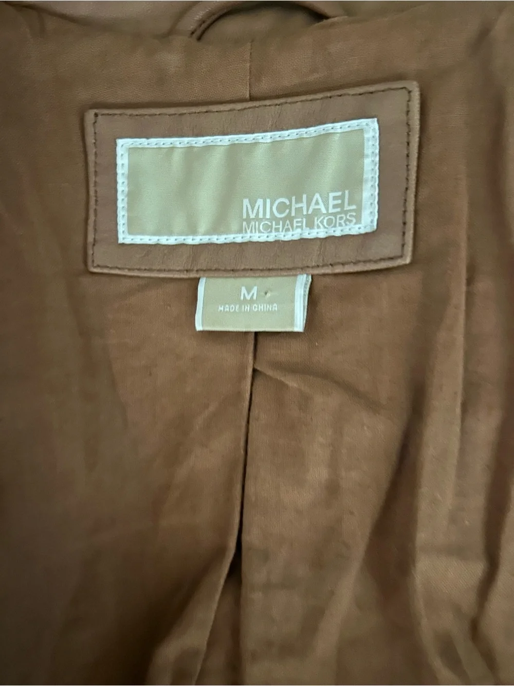 Michael Kors Buttery Leather Moto Jacket